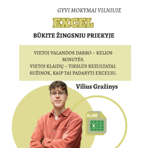 exel mokymai