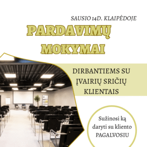 Pardavimu mokymai Klaipeda